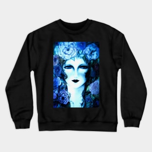 BLUE FLORAL Crewneck Sweatshirt